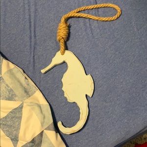 Hanging seahorse decor